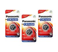 PANASONIC PILA A BOTTONE LITHIUM POWER 3V CR2450 - 3 BLISTER- COMPATIBILE CON DL2450/BR2450/KCR2450/LM2450