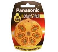 Panasonic PR10/230 (PR70) 6 blister di batterie per apparecchi acustici