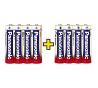 Panasonic Pro Power 4+4 Batteria Stilo (AA) Alcalina/manganese 1.5 V 8 pz.