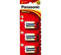 Panasonic PRO Power Oro 9v batterie alcaline 6lr61ppg 3 / PK (6lr61, mn1604, pp3)