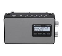 Panasonic RF-D10EG-K - Radio digitale, nero, DAB+/FM, alimentazione a batteria