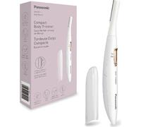 Panasonic ES-WR51 Epilatore Compatto per il Corpo, Rasoio da Donna, a Secco, Alimentato a Batteria (Necessaria 1 AAA), Cappuccio di Protezione, Spazzola di Pulizia, Bianco