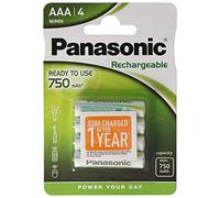 Wentronic AAA 800mAh NiMH 4-BL EVOLTA Panasonic Batteria ricaricabile Mini Stilo AAA Nichel-Metallo Idruro (NiMH)