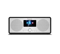 Panasonic RF-D40EGK-K - Radio Internet e DAB+/FM con Bluetooth, 6 Watt, altoparlante da 7,5 cm, LCD TFT a colori da 2,4 pollici, sveglia e timer di addormentarsi, telecomando, USB, WLAN, nero