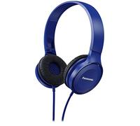 Panasonic RP-HF100ME-A Cuffie con Filo, On Ear, Suono Potente e Bilanciato, Compatte, Leggere e Pieghevoli, con Microfono, Blu