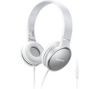 Panasonic RP-HF300M Cuffie Stereo Suono Ricco e Potente Pieghevoli Bianco