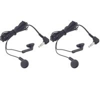Panasonic RP-HV104 Auricolari In-Ear, Driver da 14.8 mm, Magnete al Neodimio, Cavo 1.2 mt, Design Classico e Leggero, Nero (Confezione da 2)