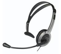 Panasonic RP-TCA430E-S Cuffia ad archetto con cavo per ufficio/centro chiamate Grigio - Nouvo