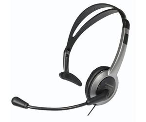 Panasonic RP-TCA430E-S Cuffia ad archetto con cavo per ufficio/centro chiamate Grigio - Nouvo