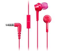 Panasonic RP-TCM115E Cuffie cablate per chiamate/musica rosa - Nouvo