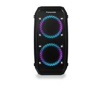 Panasonic SC-BMAX30 Altoparlante Portatile per Feste Bluetooth, Luci Integrate, Porta Bass Reflex, 320W, 14h Autonomia, USB, IPX4, Ingressi Chitarra e Microfono per Karaoke, Nero