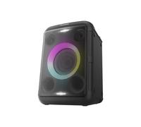 Panasonic SC-BMAX5E-K Altoparlante Portatile per Feste con Bluetooth, Luci Integrate, 75W, USB, Ingresso Ottico per TV, Ingressi Chitarra e Mic per Karaoke, Nero