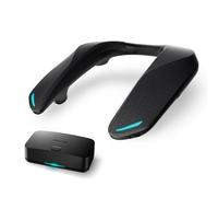 Panasonic SC-GNW10 SoundSlayer Altoparlante Wireless da Gioco Indossabile con Microfono AI a Cancellazione del Rumore, 2.4GHz, Sistema a 4 Altoparlanti, LED, USB-C, PC/PS4/5/Switch, Gaming, Nero