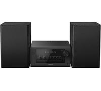 Panasonic SC-PM704EG-K - Sistema stereo compatto Micro HiFi con CD, radio DAB+/FM, USB e Bluetooth, 80 W, controllo dei bassi, nero