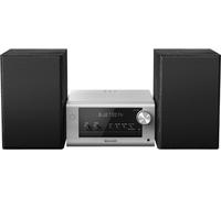 Panasonic SC-PM704EG-S Sistema micro HiFi con 80 W, CD, Bluetooth, DAB+, argento NEW