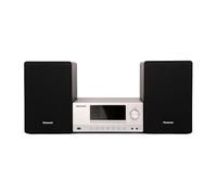 Panasonic SC-PMX110 Micro Sistema Premium, Audio Stereo 180W, Lettore CD, | Radio DAB+, FM e Internet, Bluetooth, Spotify Connect, USB, Argento