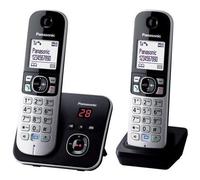 Panasonic KX-TG6822GB telefono Telefono DECT Identificatore di chiamata Nero, Argento