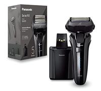Panasonic Series 900 ES-LV9U 5-Lama Rasoio Elettrico Per Gli Uomini Con Pulizia Automatica, Sensore Di Barba Reattivo E Supporto Di Ricarica, Bagnato E Asciutto Rasoio Cordless