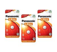 Panasonic - Set di 3 pile a bottone Cell Power LR44 (L1154) - Alkaline manganese 1,5 V