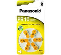 Panasonic - Set di 6 pile allo zinco "PR10", per apparecchi acustici