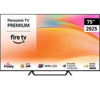Panasonic Smart TV 75 Pollici Display LED 4K Ultra HD Sistema Operativo Fire OS Classe F - TV-75W95BEG