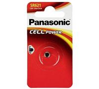 Panasonic SR621EL x 1 Pila a bottone per orologio agli ossidi di argento