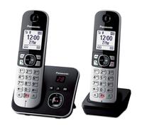 Panasonic KX-TG6862JTB telefono Telefono DECT Identificatore di chiamata Nero, Argento