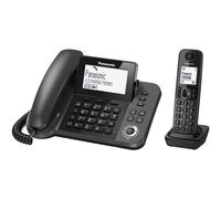 Panasonic Telefono DECT KX-TGF310 Nero con Vivavoce e Display LCD