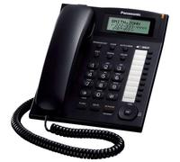 PANASONIC - Telefono fisso a Filo con vivavoce colore Nero