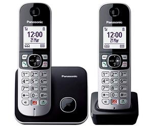 PANASONIC TELEFONO INALAMBRICO DECT KX-TG6852SPB DUO NEGRO
