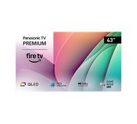 Panasonic Premium TV-43W80AEZC, Serie W80 43 pollici Smart TV QLED 4K Ultra HD, Fire OS, Dolby Vision e Atmos, Modalità Game Plus, Controllo Vocale Alexa, Airplay, Nero