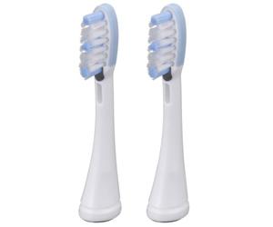 Panasonic WEW0908 - Testine di ricambio per spazzolino elettrico con pulitore lingua, confezione da 2