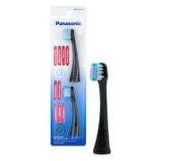 Panasonic WEW0915K803 Testine Multi-Fit Compatte, Testine di Ricambio per Spazzolini da Denti Elettrici, Compatibili con EW-DP52, EW-DE92, EW-DL83, EW-DL82, EW-DL75, EW-DC12, Nero, 2 Pezzi