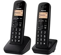 Panasonic (Wireless) Telefono fisso Wireless Duo - KX-TGB612FRB - Nero