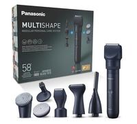 Panasonic XSHAPE TRIM MULTISHAPE Sistema Modulare ER-CKL2, ER-CDT1 & ER-CFB1, unità principale, set per rasatura e taglio capelli, regolabarba, spazzole facciali con batteria agli ioni di litio, nero
