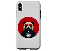 Panattitude, panda zen, panda elegante, design umoristico, regalo Custodia per iPhone XS Max