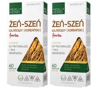 Panax Ginseng Coreano 400mg - 120 capsule - estratto integratore - Medica Herbs
