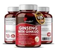 Panax Ginseng Ginkgo Biloba Complex 1120 mg capsule - 90 pillole - potenziato...