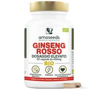 Panax Ginseng Rosso Coreano BIO Esstrato Alto dosaggio Energia Vigore Antistress