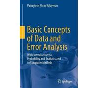 Panayiotis Nicos Kaloyerou Basic Concepts of Data and Error Analysis (Tascabile)