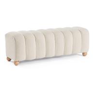 Panca 2P Zora Bianco Boucle'