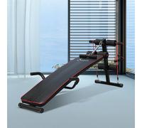 Panca addominale Homcom Panca pesi multifunzionale ad altezza regolabile per allenamento fitness sulla schiena