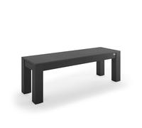 Panca allungabile Rachele 140(192,5)x45 cm, Nero Frassino