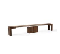 Panca allungabile X 67,5(292)x35,6 cm, Noce Canaletto