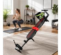 Panca allungamento schiena trazione cervicale decompressione spinale | Macchina portatile per stretching lombare Telaio acciaio robusto Allevia mal di schiena modella Perfetta per fitness casa