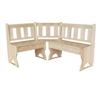 Panca angolare pino LEGNO MASSELLO eco VARI COLORI - NUOVA