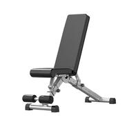 Panca Con Manubri, Sedia Da Fitness Pieghevole In Acciaio, Tavola Supina Inclinabile/declinata, Adatta For Esercizi For Tutto Il Corpo, Portata 400 Kg