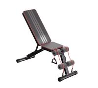 Panca Con Manubri, Sedia Fitness Regolabile, Panca Pieghevole For La Casa, Adatta For Esercizi For Tutto Il Corpo, Portata 400 Kg, Salvaspazio
