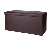 Panca contenitore multiuso marrone 76x38x38 cm, Sibilla