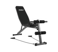 Panca da allenamento inclinata regolabile con blocco gamba e elastici REBEL ACTIVE RBA-2003